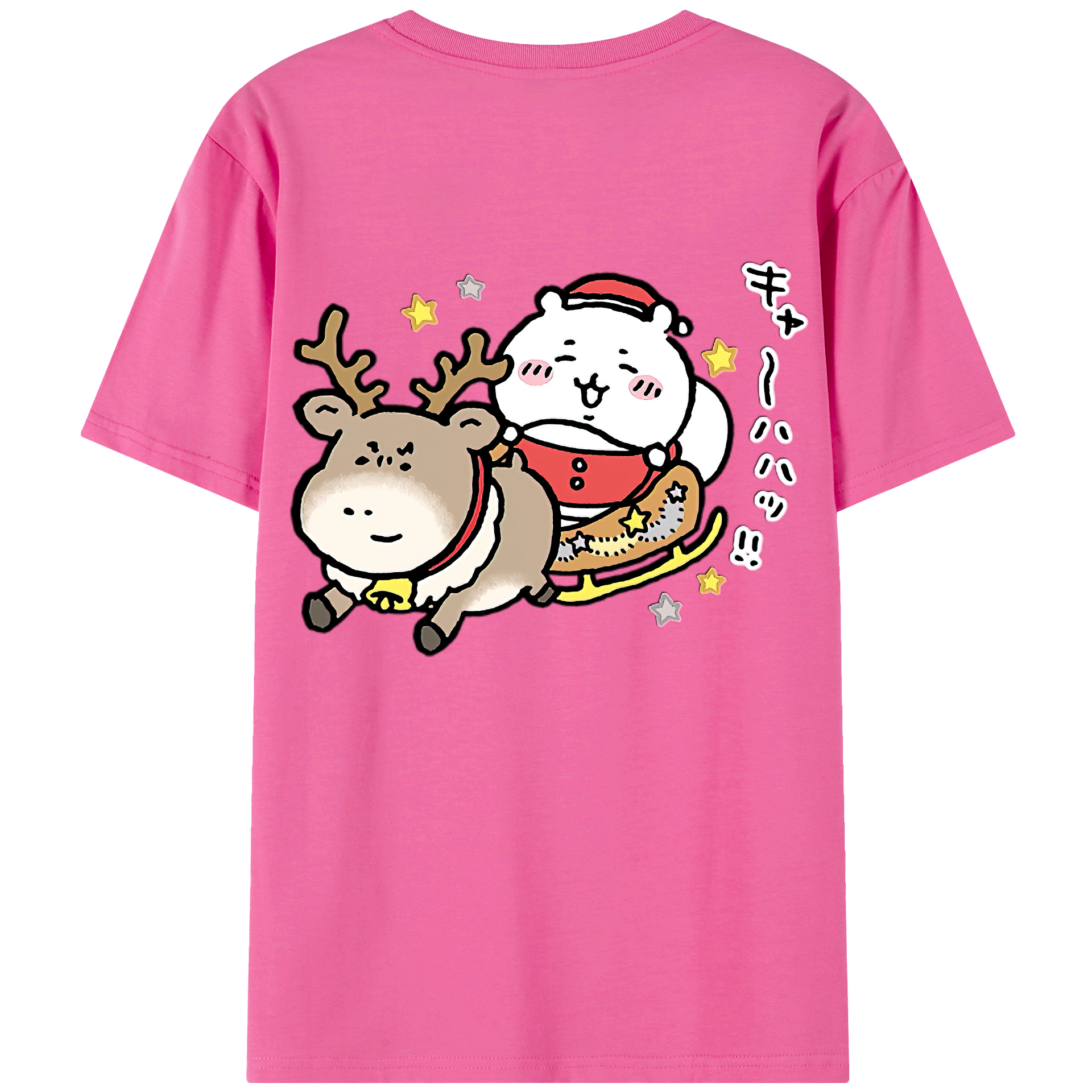 （画像用） ちいかわ ちいかわ Chii-kawa chiikawa レディース半袖Tシャツ(バックプリント)